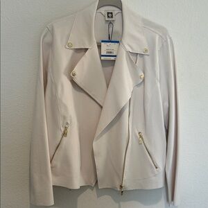 ANNE KLEIN Women's Cream Jacket